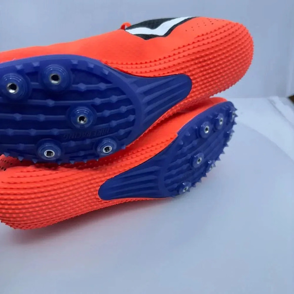 Nike Mens Zoom Rival S8 Lace Up Track/Spike Shoes 806555 804 Orange Size 11 - Picture 6 of 10